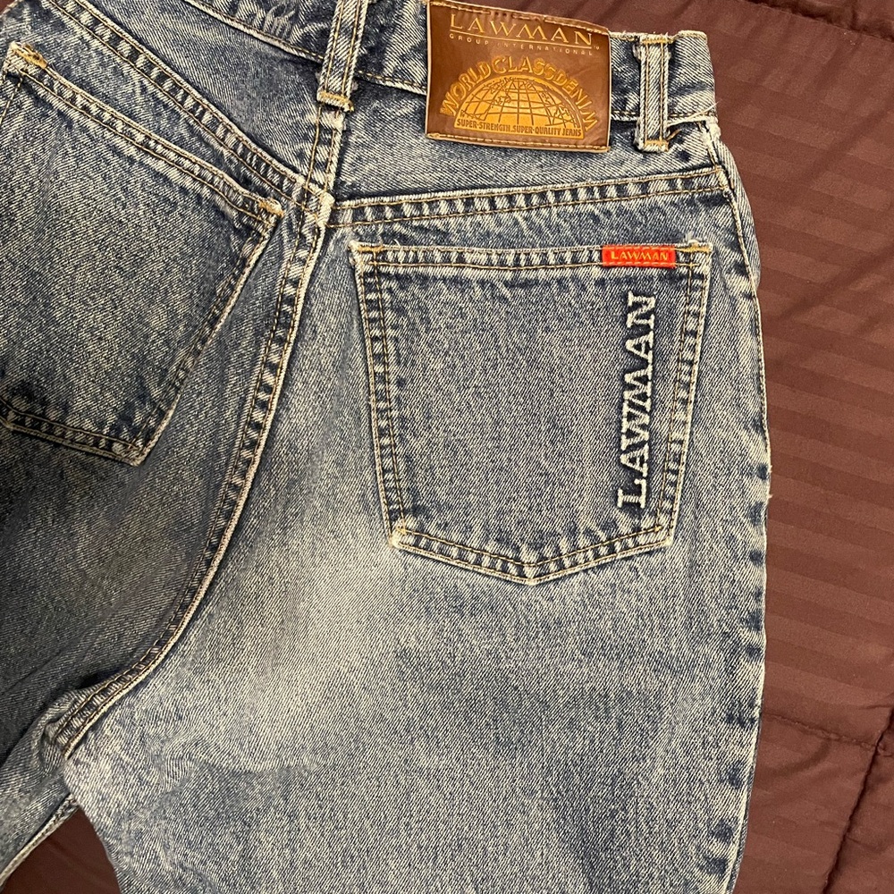 Vintage 90’s jeans. Button fly. Size 7